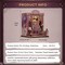 The Astrology Bookshop Dollhouse Kit - Miniature Wizardi Roombox Kit with LED Light F07M51-87-CWGC202